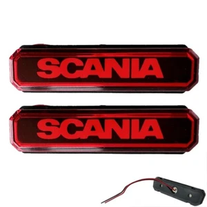 2x LED 12/24V Side Marker Indicator Lights Scania Truck Chassis Lorry Trailer - Picture 1 of 3