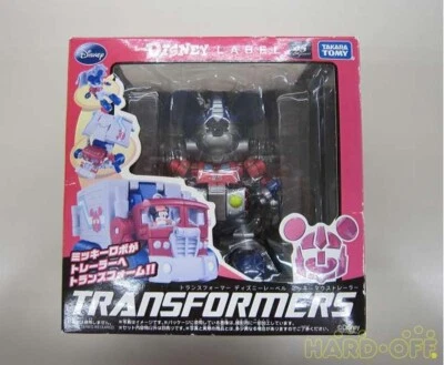 TAKARA TOMY Transformers Disney Label Mickey Mouse Trailer Japan Toy RARE 2009 - Image 1 of 4
