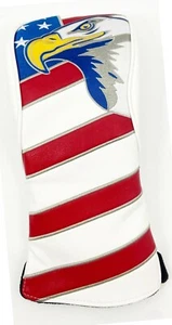 Bald Eagle USA Flag DRIVER HEADCOVER Club Wood fits Callaway Taylormade NEW - Picture 1 of 3