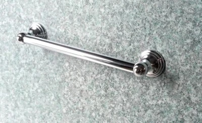 Haceka Allure Handtuchhalter Badetuchstange 60cm. Messing Verchromt  - Bild 1 von 3