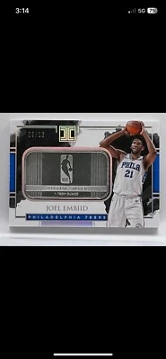 / 16 Joel Embiid 2017 Panini Impeccable 1 Troy Ounce Silver NBA Logo 76ers 09-16 - Image 1 of 2