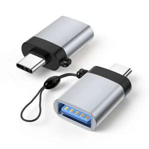 Universal Aluminum Type-c To USB 3.0 Adapter OTG Adapter Small Portable Adaptors - Zdjęcie 1 z 10