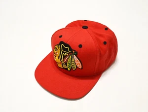 Chicago Blackhawks Mitchell & Ness Hombre Gorra NHL Logo Grande Gorra - Imagen 1 de 7