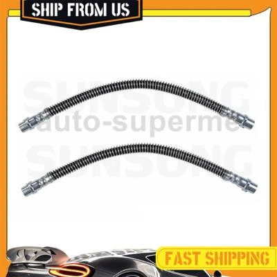 For 1997 1998 1999 2000 Porsche Boxster 2.5L Rear Brake Hose Line Sunsong 2PCS — 第 1/4 张图片