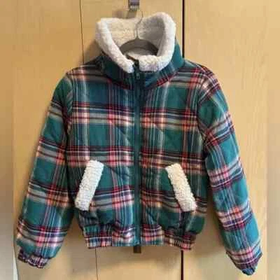 Chaqueta acolchada ligera a cuadros Umgee, talla S - Nueva con etiquetas Foto 1 de 4