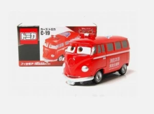 Tomica Disney Pixar Cars C-19 Fillmore VW Fire truck Metal Diecast Car Model - Picture 1 of 8