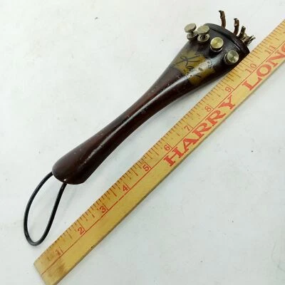 Kay Cello Tailpiece with Tuners Vintage Wood - Image 1 of 4