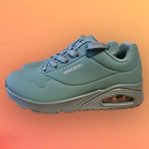 Womens Sketchers Memory Foam Sneakers In Sage Green Color Size 6 1/2. - Picture 1 of 8