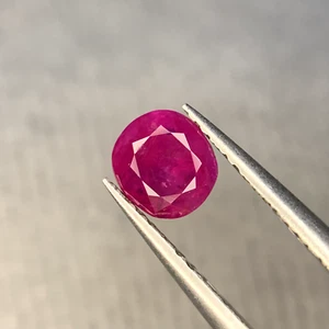 HGTL certified Natural Red Ruby Loose Gemstone 0.95 carat From Afghanistan - Picture 1 of 4