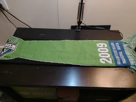 MLS Sounders 2009 Season Ticket Holders Inaugural Scarf Cover