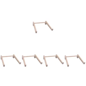 5 Pieces Massivholz Computerständer Laptop-Plattform Für Schreibtisch - Afbeelding 1 van 12