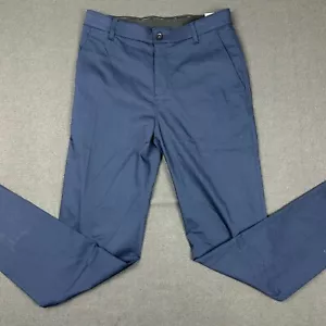 Nike Golf Pants Mens Size 32x35 Medium Blue Dri-FIT UV Standard Fit Chino NWT - Picture 1 of 11