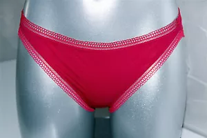 Panty Slip Lace Satin Fuchsia ERES Fiona T 44 New Tagged V 150€ - Picture 1 of 3