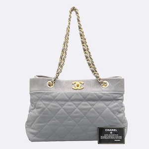 Chanel A66416 Grey Color SOFT ELEGANCE Chain Shoulder Bag - Picture 1 of 5