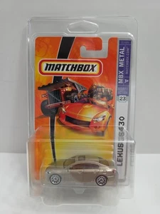 2007 Matchbox MBX Metal Lexus GS430 #23 Gold Diecast Car W/PROTECTOR - Picture 1 of 8
