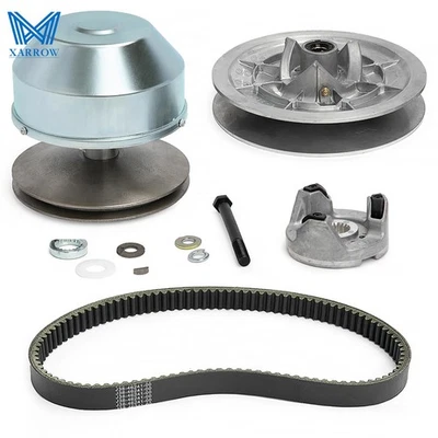 Drive Clutch & Driven Clutch & Belt Kit for Yamaha G2-G22 4 Cycle Gas Golf Cart Foto 1 de 4