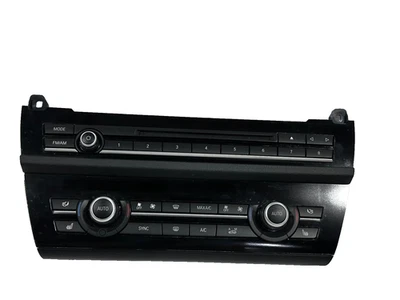 11-16 BMW 535i 550i A/C Calefacción Climatizador Audio Radio Control Panel 9353599 💎 OE Foto 1 de 4