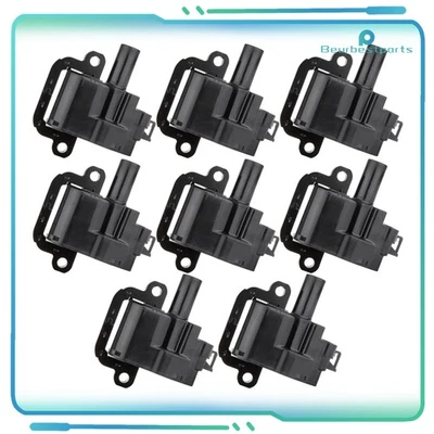 8 Ignition Coils For Chevrolet Corvette 5.7L 1997-2004 Avalanche 2500 8.1L 2002 - Image 1 of 3