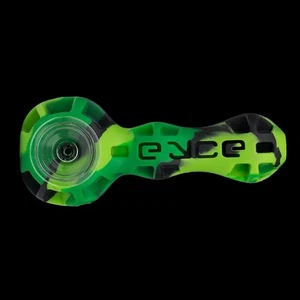 Eyce Spoon Cured Silicone 4” Hand Pipe - Jungle - Picture 1 of 2