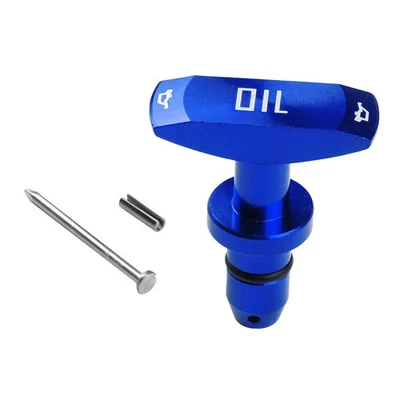 BLUE 1999-2011 Billet Oil Dipstick Handle Dip Stick for Ford Mustang GT V8 GT500 Foto 1 de 4