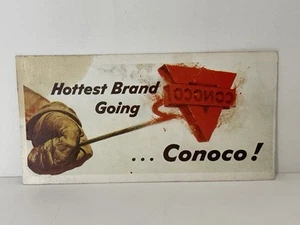 CONOCO Hottest Brand Going Postcard Dealer Auto Parts Store Promo Card 1959 - Picture 1 of 4