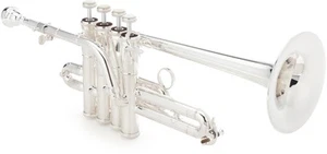 Eastman ETR823S Professional Series Bb/A Piccolo Trumpet - Silver Plated - Picture 1 of 11