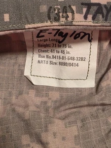Authentic US Army Issue - ACU Uniform Set - Picture 1 of 14