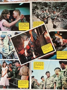 7 x Virgin Soldiers 1969 Original British Lobby Cards Lynn Movie Film Cinema - Imagen 1 de 2