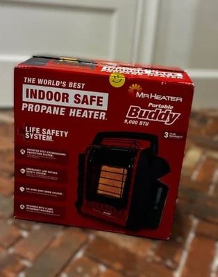 Mr. Heater MH9BX Propane Radiant Heater - Red/Black - Image 1 of 4