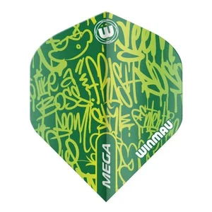 Winmau Mega Standard Green Dart Flights (5 sets) - Picture 1 of 3