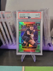 PSA 10 2022 Panini Select WWE Joe Gacy Lime Green Prizm RC /49 #61 NXT Wyatt 6 - Bild 1 von 3