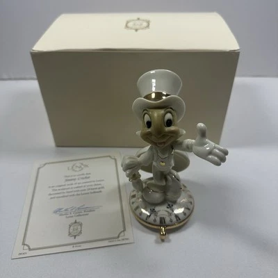 Lenox Disney Showcase Collection Jiminy Cricket Figurine Pinocchio Box & COA - Image 1 of 4