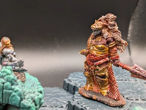 Gut bemalte Feuer Riesen Krieger Königin dnd Fantasy Miniatur groß - Bild 1 von 5