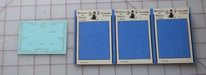 6381 Antique French Boutons de Nacre Cuvettes triple button card - Picture 1 of 3