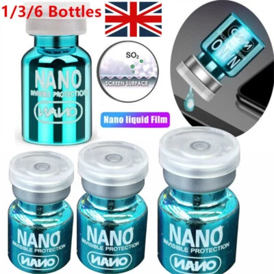 1-6x NANO Liquid Glass Screen Protector Oleophobic Coating Film Oil Universal` - Image 1 of 4