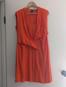 Calvin Klein Dress Orange Size 10 - Picture 1 of 9