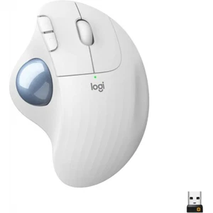Logitech ERGO M575 Wireless Trackball Maus weiß mit Bluetooth USB-Funktion - Bild 1 von 5