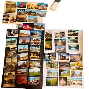 58 Old Vintage Postcards Post card lot People Cities Buildings Views Vacations - Picture 1 of 7
