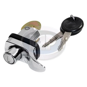 REAR DECKLID LOCK WITH KEYS & SEAL 1 SCREW VW BUG 1972-1977 SUPER 1971-1979 - Picture 1 of 2