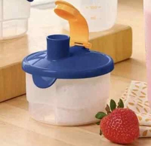 Tupperware Pulver-/Babynahrungsspender geteilter Behälter Neu - Bild 1 von 2