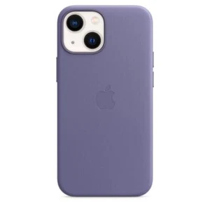 Genuine Apple iPhone 13 Mini Leather MagSafe Case / Cover Wisteria (Purple) - Picture 1 of 11