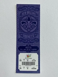 2010 Chicago Bulls at New Orleans Hornets Ticket 1/29/10 - Picture 1 of 1