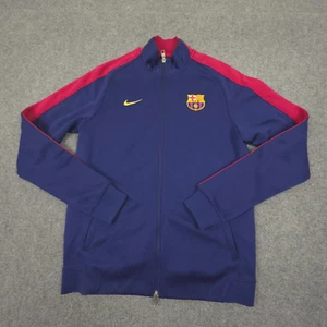 FC Barcelona track Jacket Kids LARGE Blue Barca FCB Football nike Size L - Picture 1 of 11