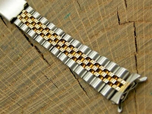 NOS Unused Gilden Vintage Deployment Micro Plate & Stainless Watch Band 13mm - Picture 1 of 6