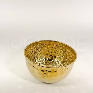 Ideale 1950 9.5 In Gold Mixing Bowl Stainless Steel Salad Kitchen Serving new - Picture 1 of 7