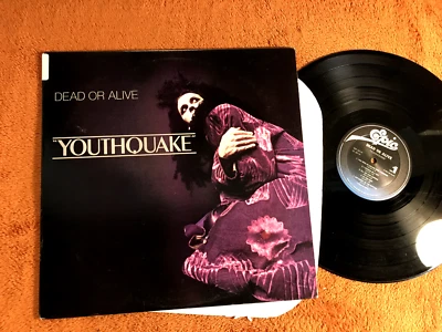 DEAD OR ALIVE YOUTHQUAKE orig VINYL LP 1985 EPIC US synth pop electro new wave! - Image 1 of 2