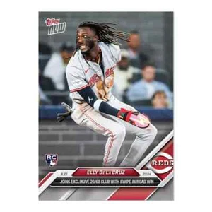2024 Topps Now MLB #577 Elly De La Cruz 20/60 Club RC Cincinnati Reds - Picture 1 of 1