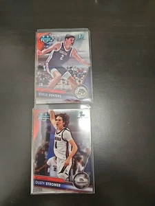 Lot Of 2 Bowman University Chrome 1st Gonzaga Steele Venters Dusty Stromer - Picture 1 of 2