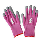 1 Pair Kids Gardening Gloves Sweat Absorbing Tear-Resistant Lovely Animal Prin L