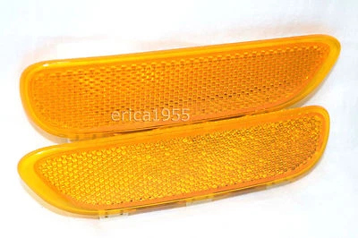 Front Side Marker Reflector Light Lamps One Pair For 2001-2003 325Ci 330Ci - Image 1 of 2